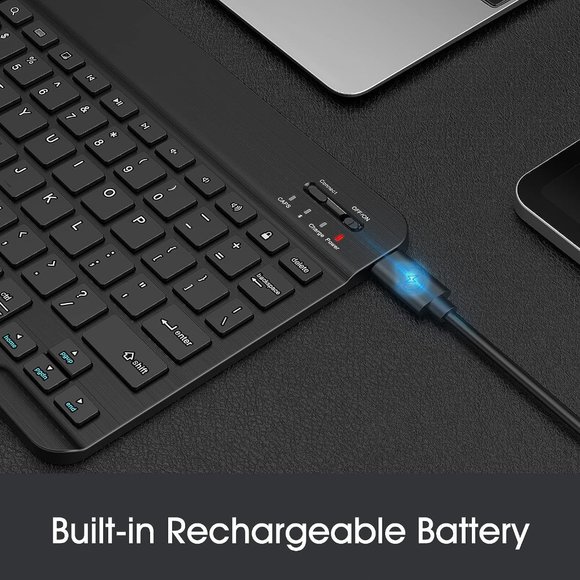 Fintie 10-Inch Ultrathin (4mm) Wireless Bluetooth Keyboard - Picture 5 of 5